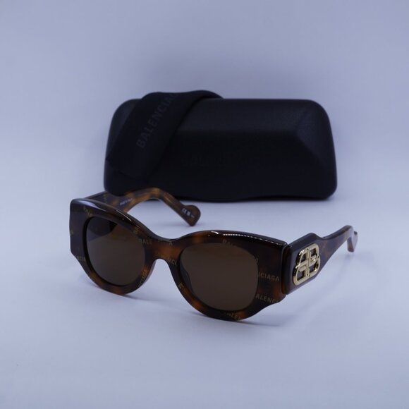 Final Price! Balenciaga BB0070S 007 Havana/Brown Sunglasses main image 4